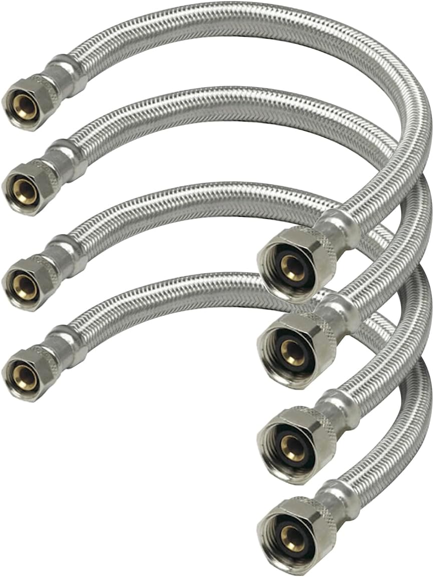 Flexible Hose Braided - Faucet Hose Connector 12