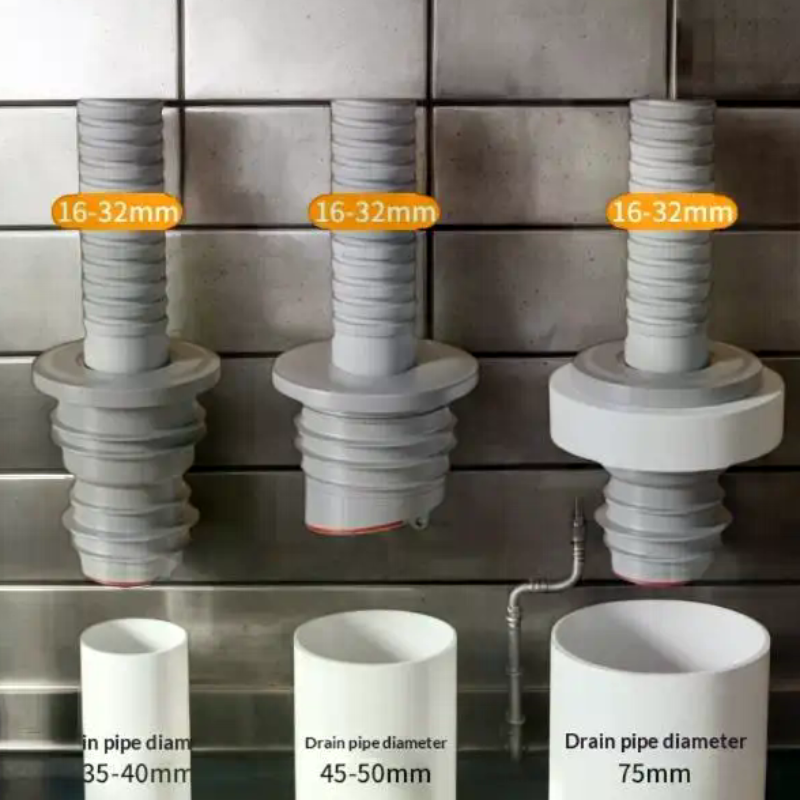 Bathroom Sewer Seal Ring Anti- - Drain Pipe Clip recension och pris
