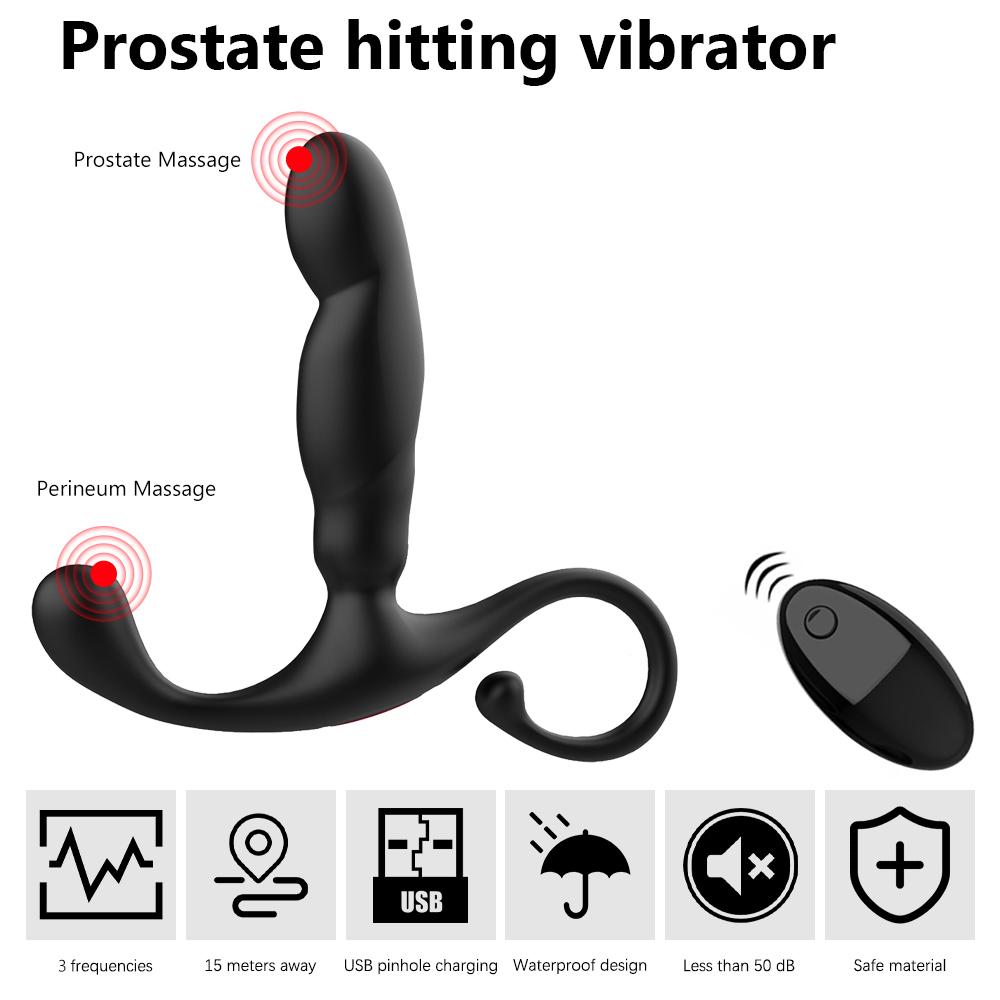 Sex Toys Anal Vibrator Finger  - Silicone Tap Washer recension och pris