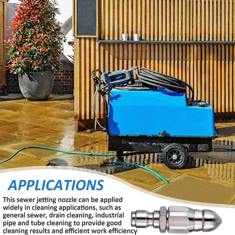 Water Jet High Pressure Spraye - Drain Pipe Clip recension och pris