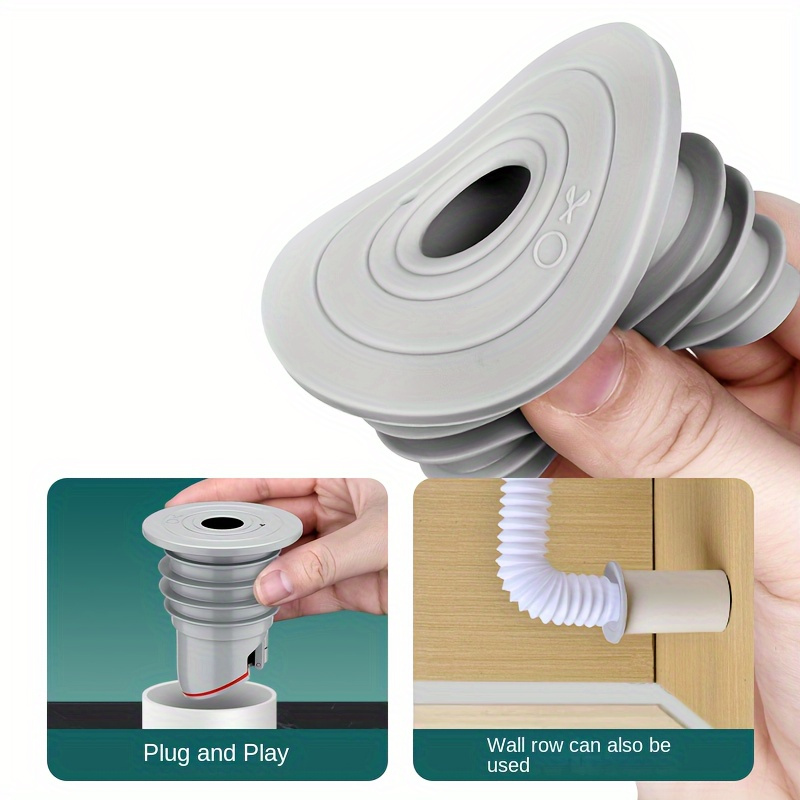 1PC Silicone Floor Drain Seal  - Drain Pipe Clip recension och pris