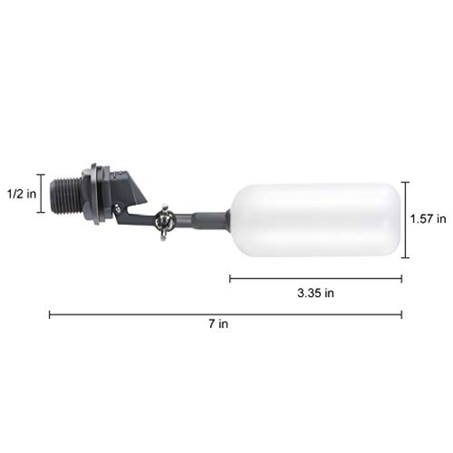 Float Ball Valve, 1/2 Inch Mal - Float Ball Valve recension och pris