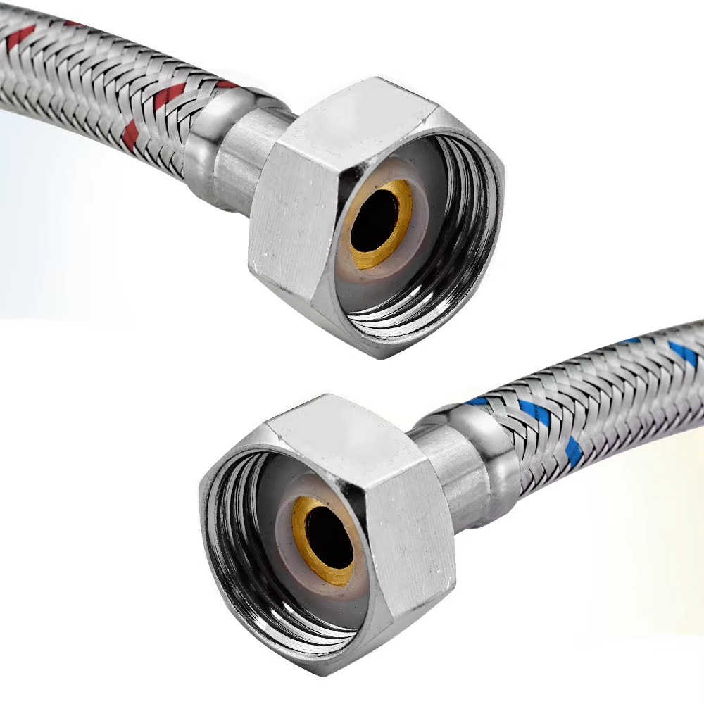 G1/2 G3/8 G9/16 50cm 1 pair St - Flexible Hose Braided recension och pris
