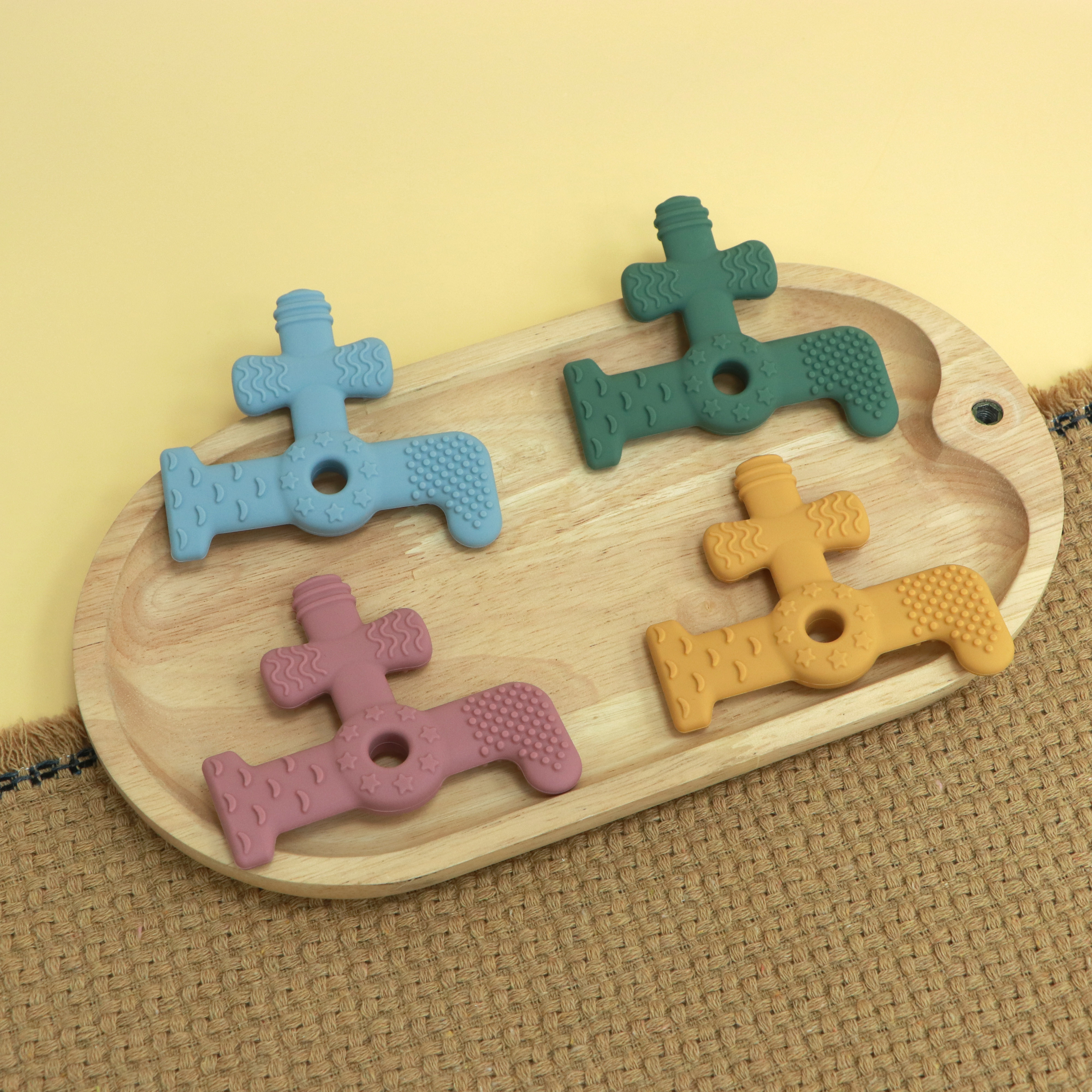 Faucet Shape Silicone Teether  - Silicone Tap Washer recension och pris
