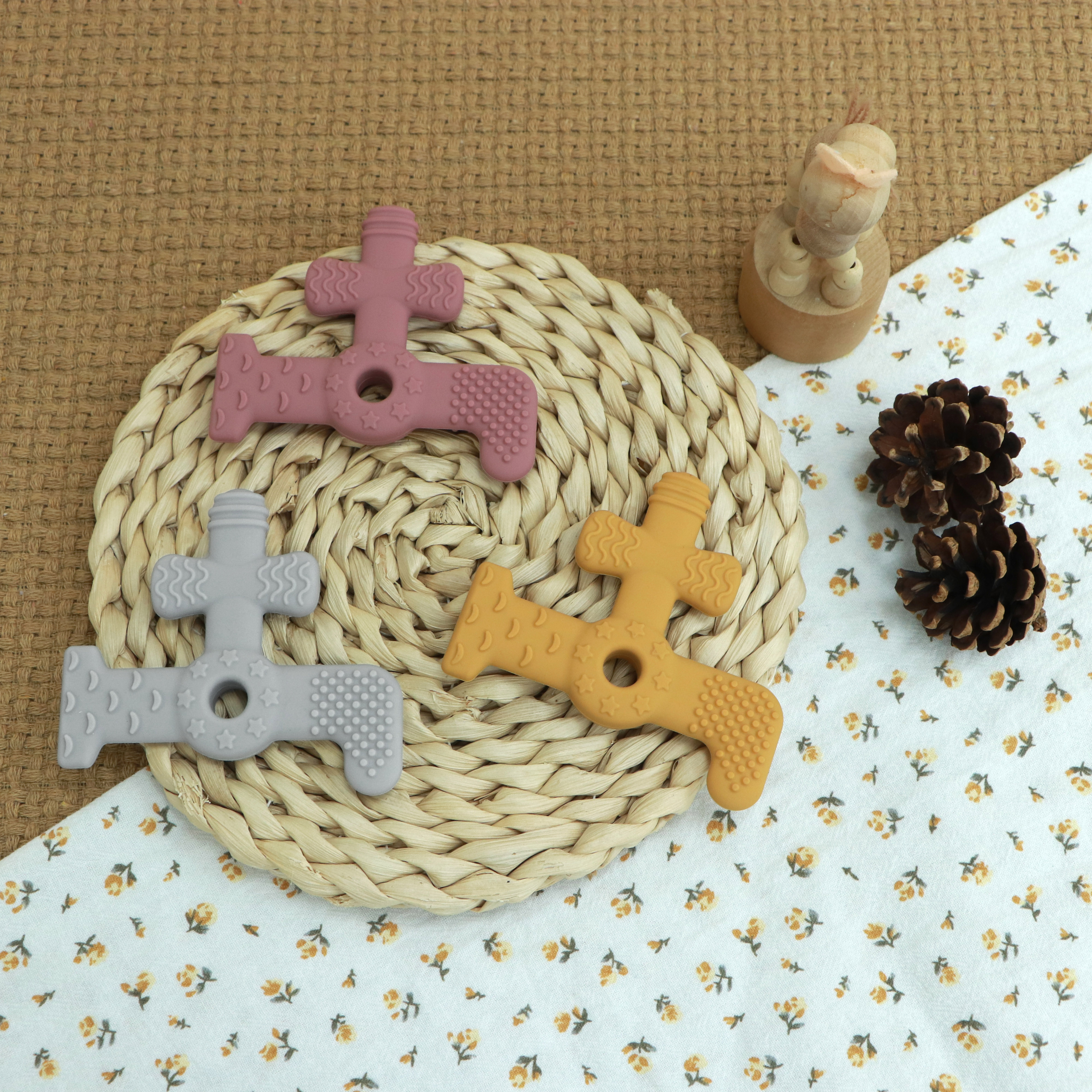 Faucet Shape Silicone Teether  - Silicone Tap Washer recension och pris