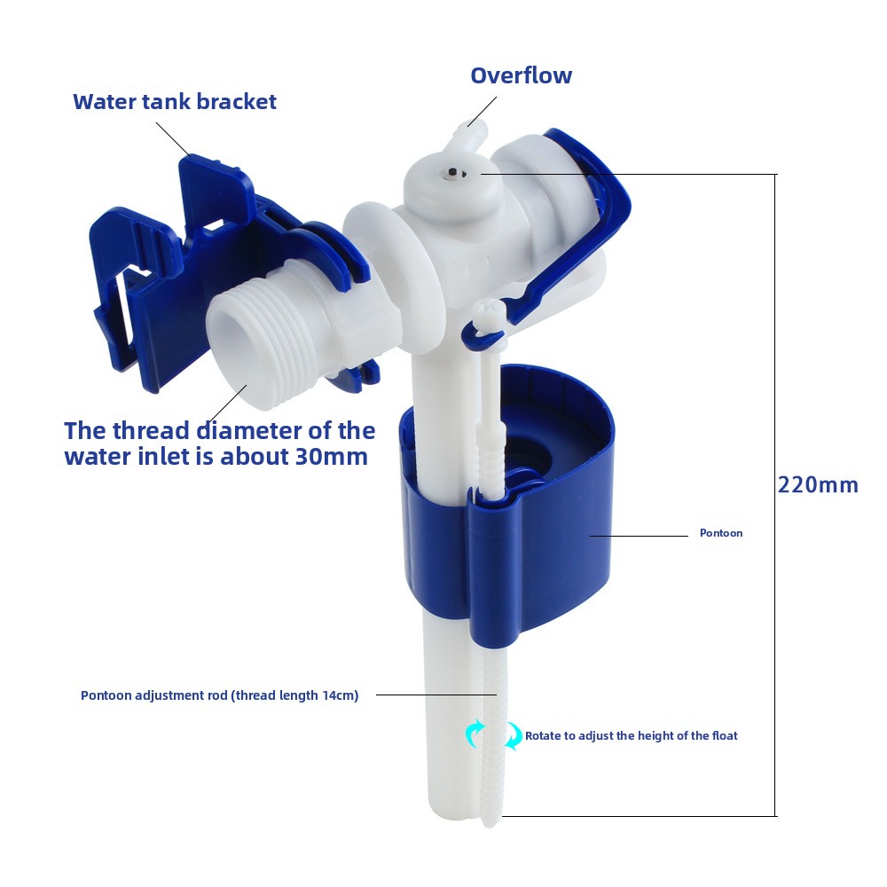 Toilet Fill Valve Flushing Val - Toilet Fill Valve recension och pris
