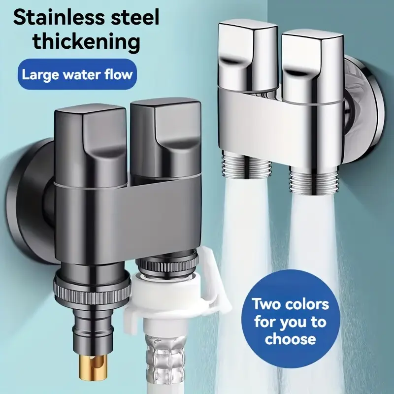 Stainless steel double outlet  - Toilet Fill Valve recension och pris