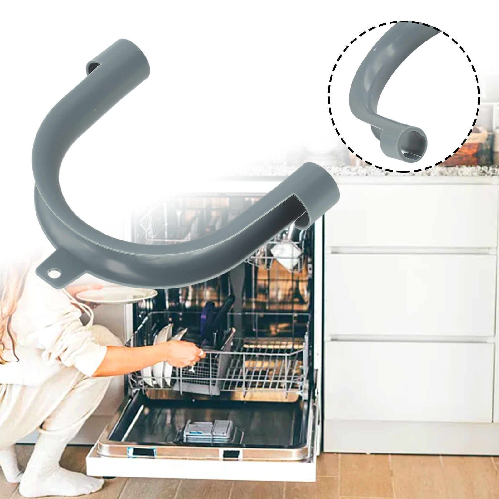 U-Shape Drain Hose Guide Assem - Drain Pipe Clip recension och pris