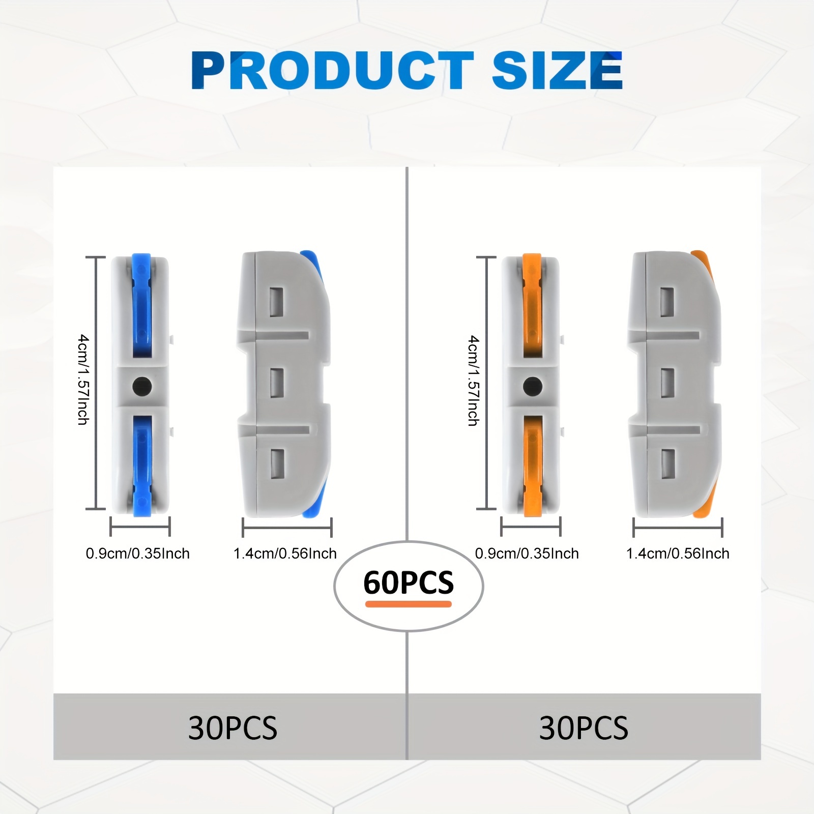 Lever Wire Connectors, 10pcs/6 - Push Fit Connector recension och pris