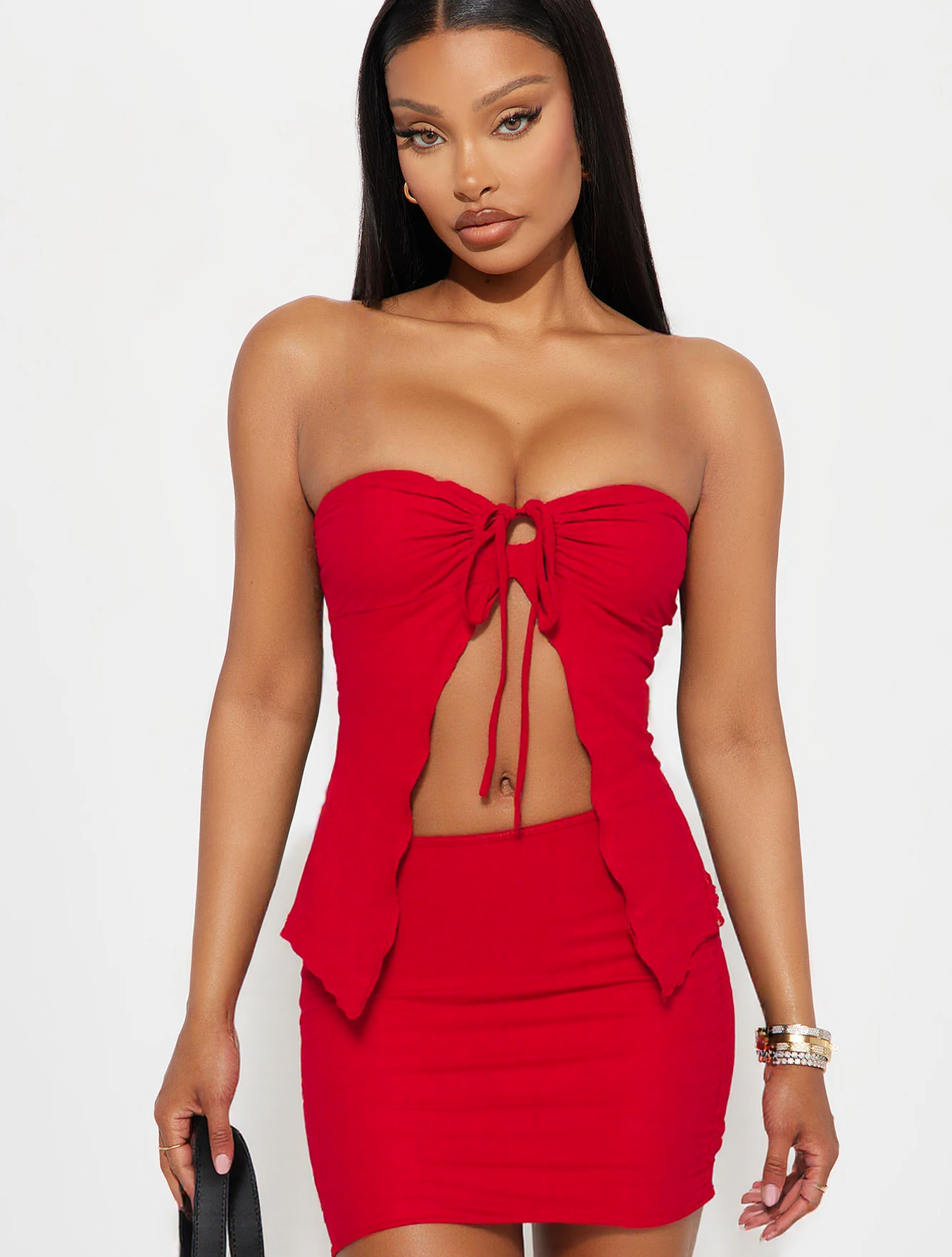 Women's Solid Color Tube Top & - Pipe Bending Spring recension och pris
