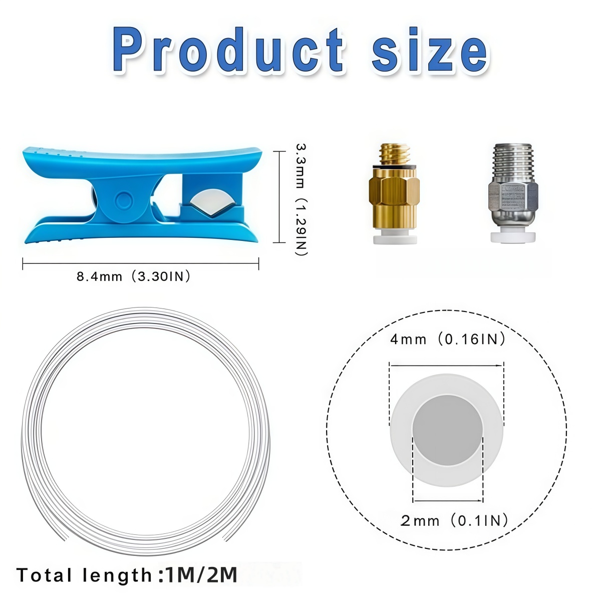Creality 3D Printer PTFE Tube， - Ptfe Tape Thread recension och pris