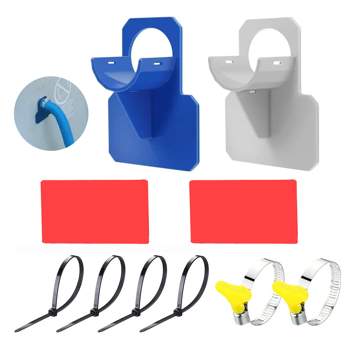 1 Set Swimming Pool Pipe Fixin - Plastic Pipe Clip recension och pris