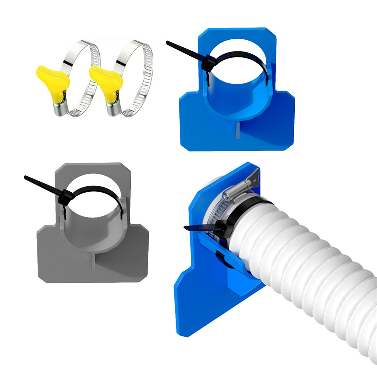 1 Set Swimming Pool Pipe Fixin - Plastic Pipe Clip recension och pris