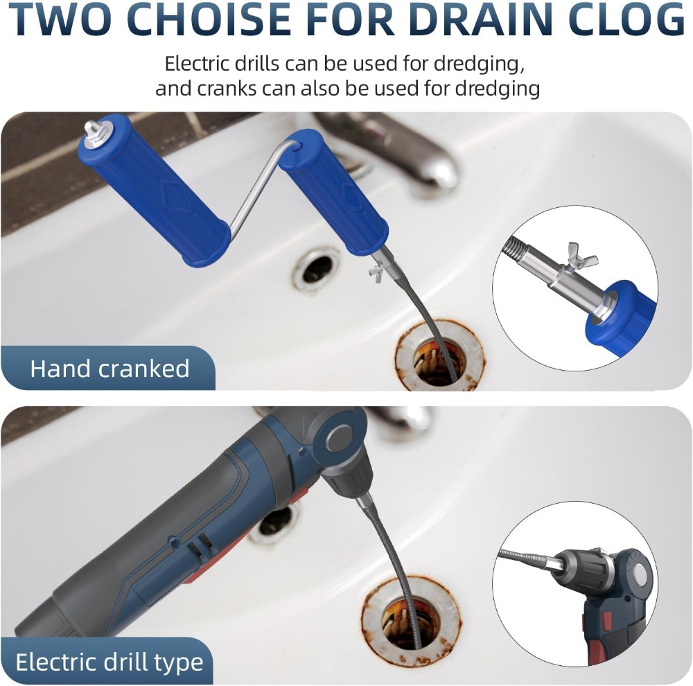 Drain Snake 16.4ft x 6mm Auto  - Drain Snake Flexible recension och pris