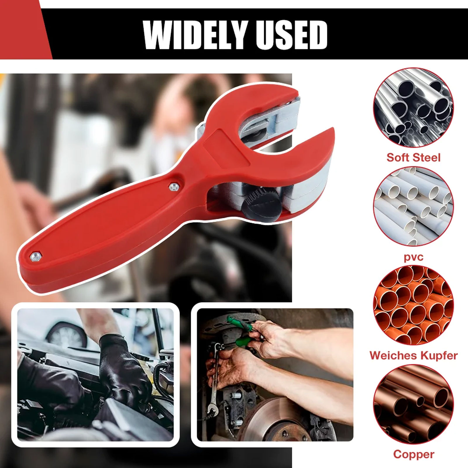 Ratcheting Tubing Cutter Air C - Pipe Cutter Ratchet recension och pris