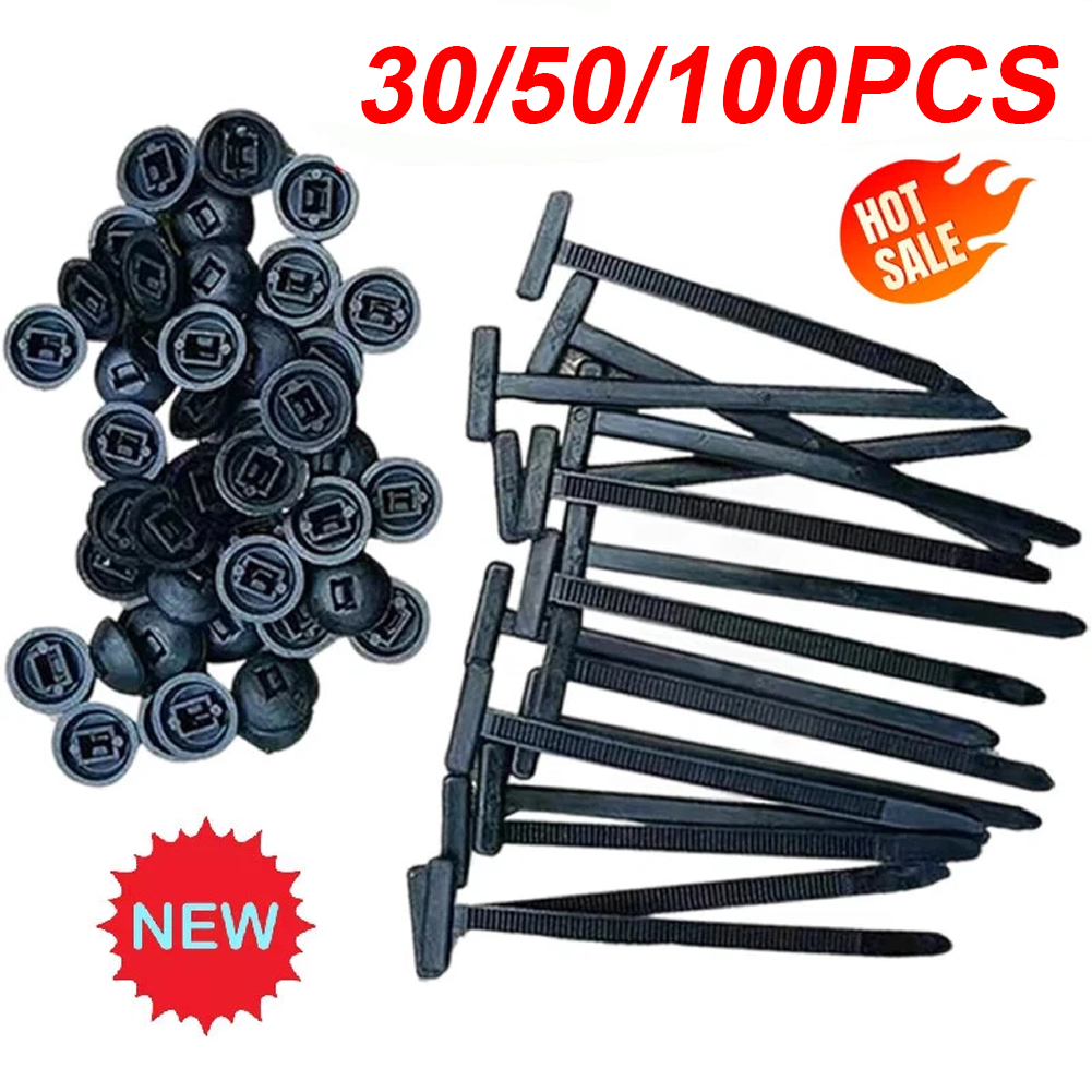 500/100/50Pcs Self-Locked Nylo - Plastic Pipe Clip recension och pris