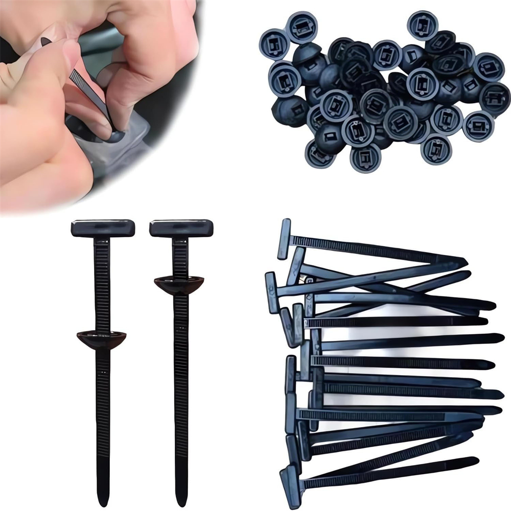 500/100/50Pcs Self-Locked Nylo - Plastic Pipe Clip recension och pris
