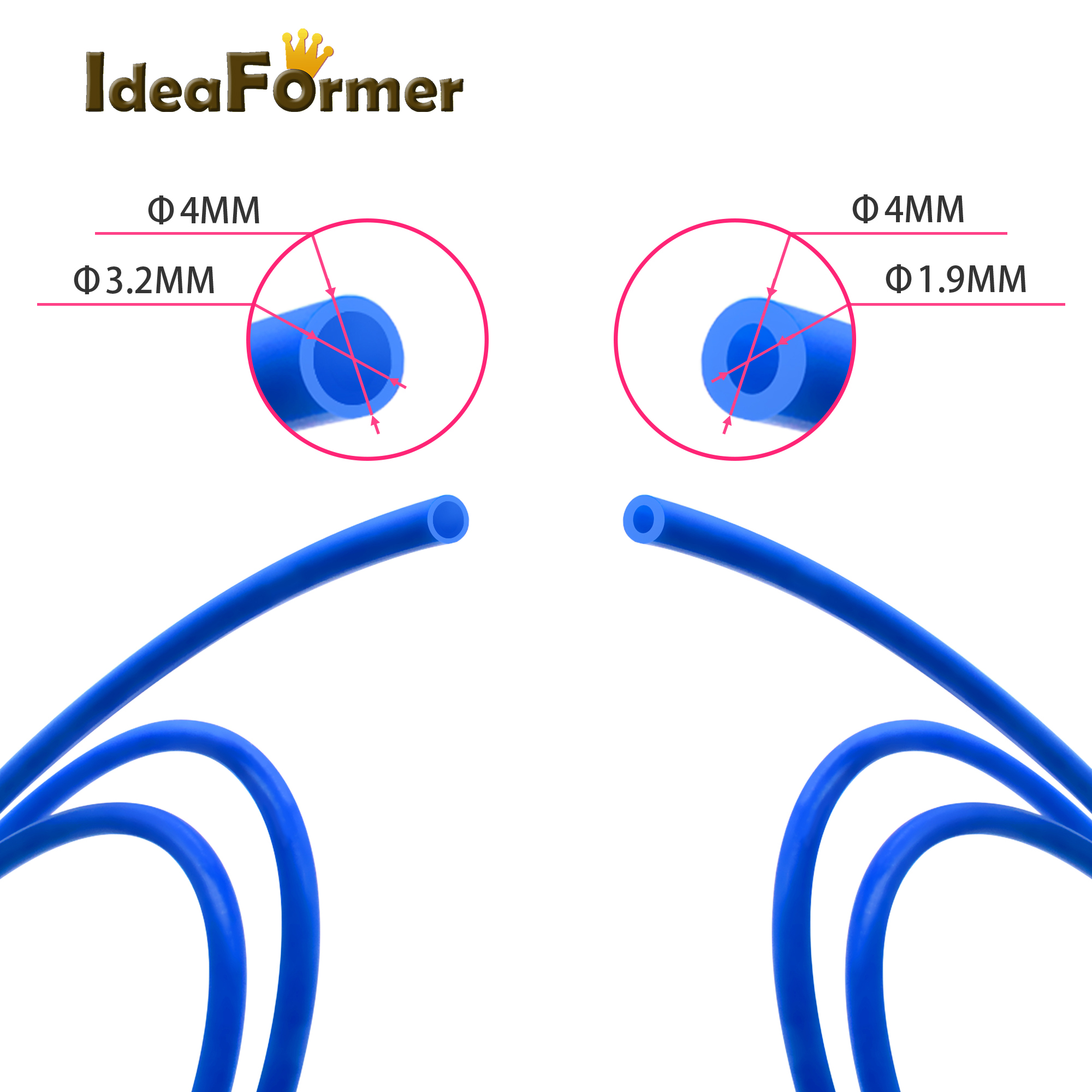 IdeaFormer 1/2/5M PTFE Tube Pi - Ptfe Tape Thread recension och pris
